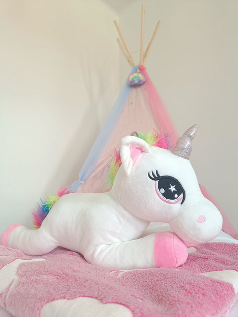 Crazy Unicorn tipi slaapfeestje