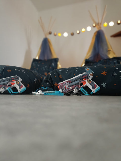 Mini Galaxy tipi slaapfeestje